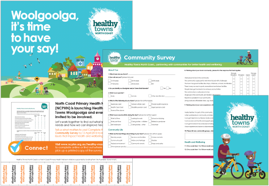 Woolgoolga Healthy Towns Survey Materials