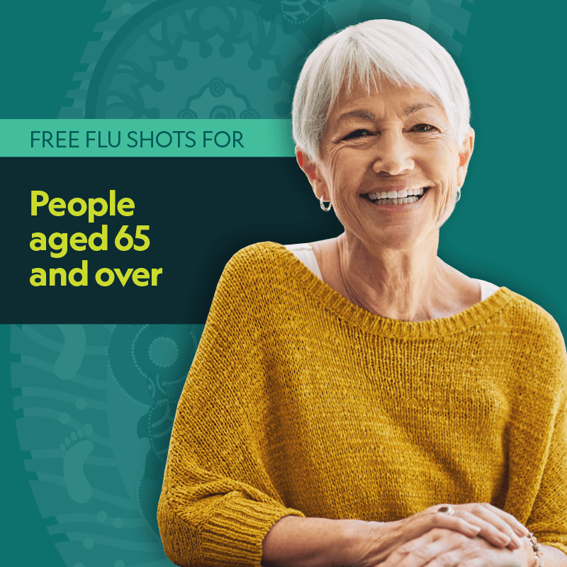Older lady smiling at camera